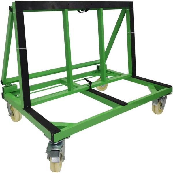 運搬台車4輪耐荷重500kgキャリーカート大型鋼管荷台車折りたたみキャリーカート調整可能な軽量荷台車6インチ多用途鋼管頑丈株式会社錦荷台車ドアと窓ガラ