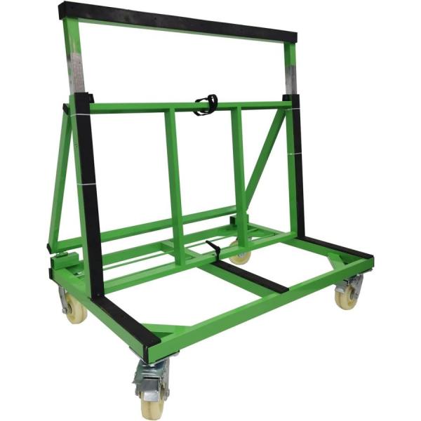運搬台車4輪耐荷重500kgキャリーカート大型鋼管荷台車折りたたみキャリーカート調整可能な軽量荷台車6インチ多用途鋼管頑丈株式会社錦荷台車ドアと窓ガラ