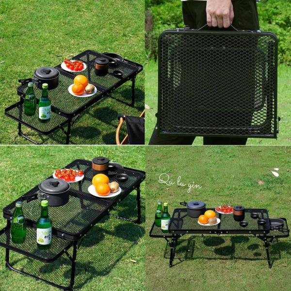 屋外折りたたみメッシュテーブルキャンプテーブルアウトドアテーブル