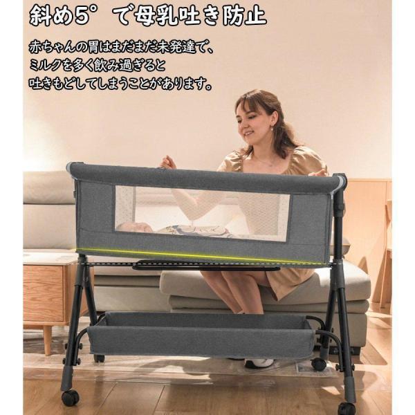 【911】✨美品✨　多機能ベビーベッド　ピンク　ゆりかご　蚊帳付き Amazon | ベビーベッド 多機能 添い寝ベッド 揺りかごに変身可能