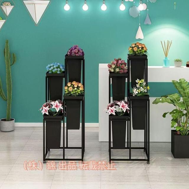 フラワースタンド花台鉢スタンドアイアンプランターラックフラワー