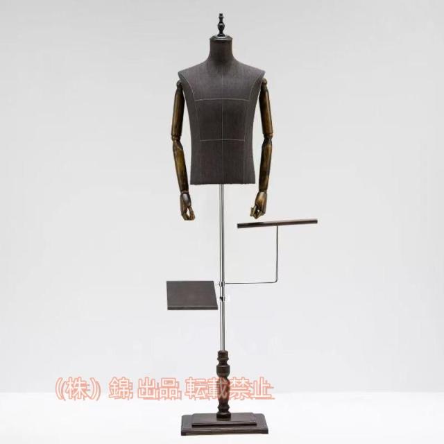 マネキントルソー上半身大きいメンズ洋裁用衣装マネキンズボンハンガーとシューズホルダー付き株式会社錦直線ピン斜めピン繰り返しピンに対応高さは130?190c