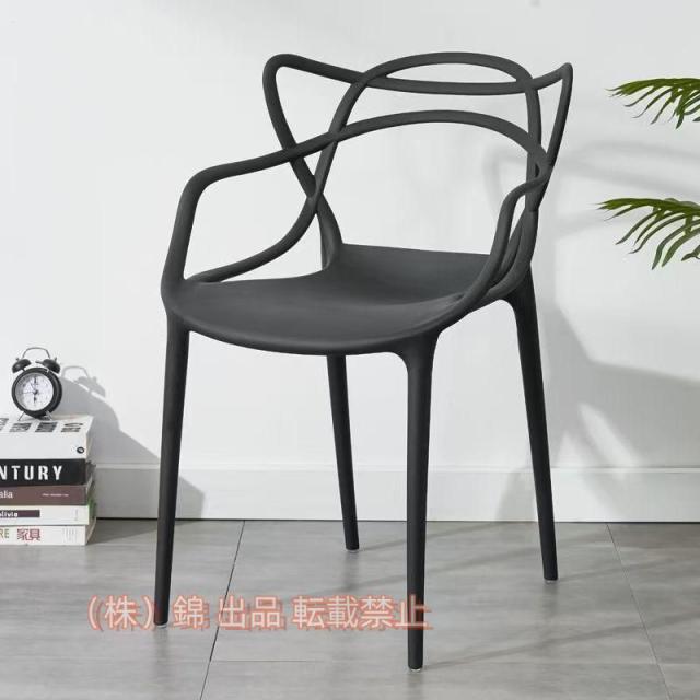 専用　2枚 椅子 おしゃれ ダイニング マスターズチェア モダン 黒 リプロダクト