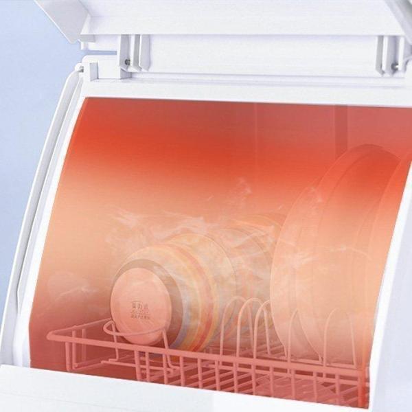 食器洗い乾燥機 食洗機 食洗器 卓上 小型 食器洗い機 食器乾燥機 株式会社錦 食器洗浄機 据え置き型 約3人用 ホワイト_3