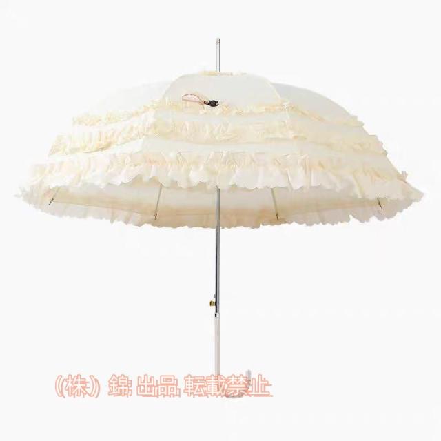 晴雨兼用傘 日傘 長傘 完全遮光 軽量 8本骨 レディース 傘 ライン傘 晴雨兼用 UVカット株式会社錦 遮光 紫外線 撥水 姫傘 フリル傘 ロリター かわいい 頑丈