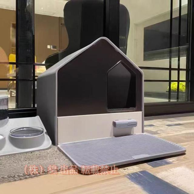 猫 トイレ 猫トイレ本体 猫用トイレ 半密閉型 引き出しタイプ スコップ付き 砂の飛び散り防止 猫の大型システムトイレは 高級ファッション北欧風猫トイレ 耐久性