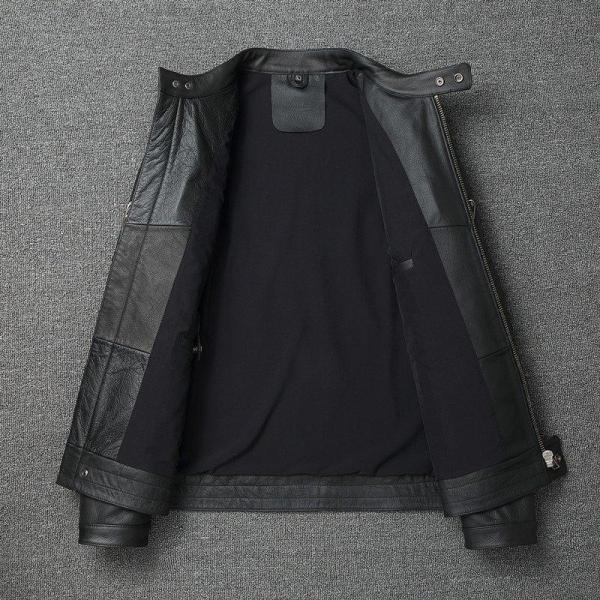 新品 本革 牛革 ライダースジャケット 本皮 レザージャケット ライダース 株式会社錦革ジャン レザー_5