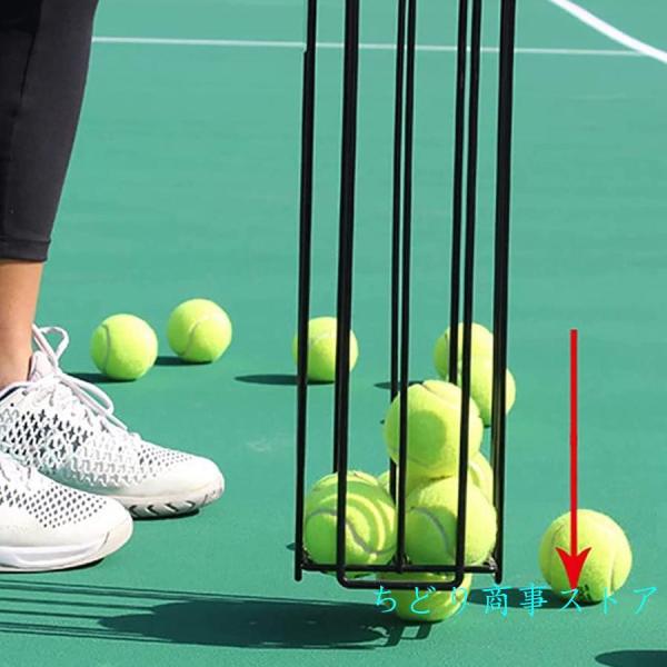 テニスボールコレクターテニスボールチューブピックアップ42個のボール