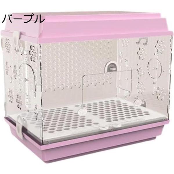 鳥かご 鳥ケージ 大型 豪華セット 透明アクリル 鳥籠 大きいケージ バードケージ インコ ケージ オウムケージ 株式会社錦お掃除簡単 自動給餌器_4