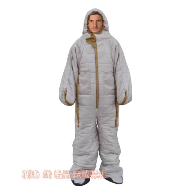 寝袋人型寝袋動けるあったか寝袋軽量コンパクトやわらか着る袋簡易防水寒さ対策極上の肌触りシュラフ寝袋手足が出せる株式会社錦人型歩けるキャンプ登山