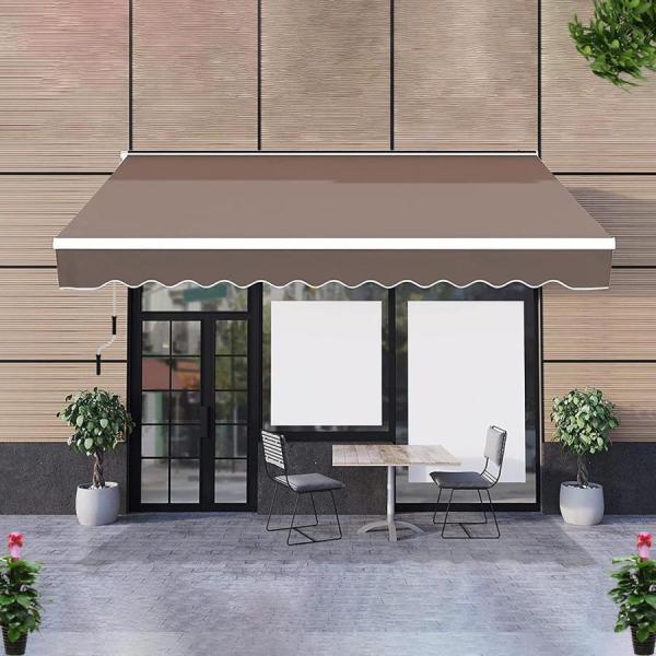 手動ひさしオーニングテント、防水およびUV伸縮式オーニングテント