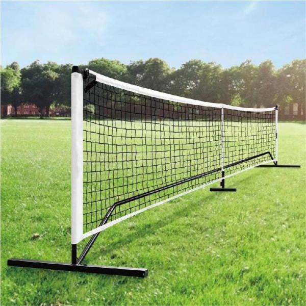 テニスネット テニス練習用ネット テニス簡易ネット テニス練習用ポータブルネット バドミントン対応 ポータブルネット 簡易ネット 折りたたみネット 組立て簡単 ポータブルアウトドアピッカーネットトレーニングテニス練習ネット組立