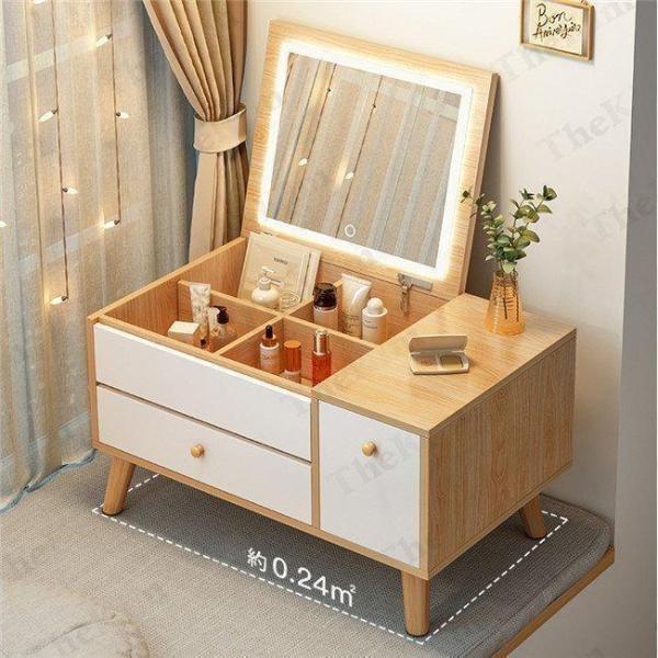 i【特価】 北欧レトロ 木製 ドレッサー 化粧台 鏡台 サイドテーブル 木 収納 特価】 北欧レトロ 木製 ドレッサー 化粧台 鏡台 サイドテーブル 木