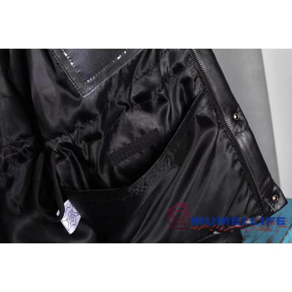 高級感満載！防寒良品☆レザーダウンジャケット イタリアンレザー 株式