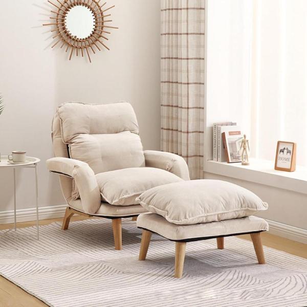 【送料込】グリーン リクライニングソファ 角度調整、脚取り外し可能 ハートマークショップ】ワイド座面の広々くつろげるソファ