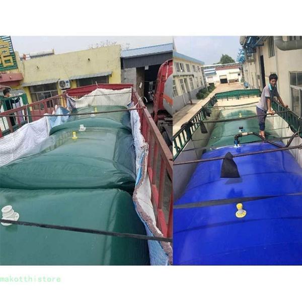 柔らかい水容器、 大容量 庭園 貯水袋 折りたたみ式 0.9mm PVC 輸送 車両の水タンク、 ために アウトドア 建物の水 水やり 、13サイズ