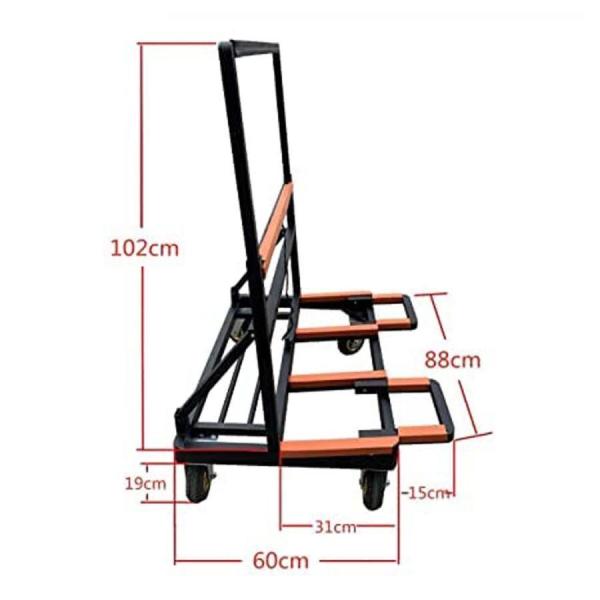 ボード台車折りたたみ運搬台車頑丈荷台車4輪長尺物台車ユニバーサルホイール調整可能な輸送ドアと窓ガラス錦建設現場建物キャリーカート多用途作業 ボード台車折りたたみ運搬台車頑丈荷台車4輪長尺物台車ユニバーサル