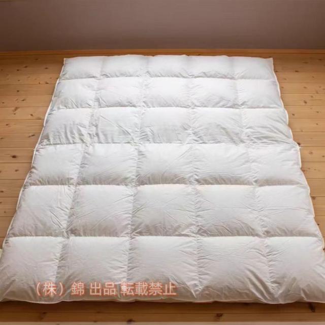 ダウンケットひざ掛けハーフサイズ洗える超増量0.3kgホワイトダウン80%100×150cmふわふわボリューム抗菌防臭羽毛株式会社錦夏用羽毛布団肌ふとん小さい