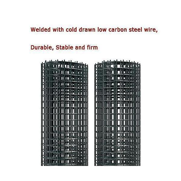 1.2M（H）x 30M（L）ワイヤー亜鉛メッキ6CMメッシュサイズ2 MMワイヤー直径、植物フェンシングを保護するため 株式会社錦Dark green 1.2X30M