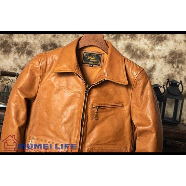 高級感満載！カウハイド 復刻40's アビエイタースタイル レザー