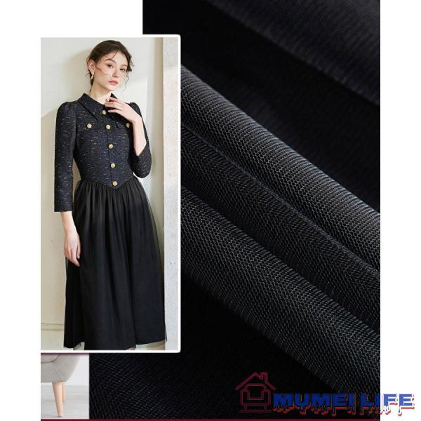 フレア 長袖 ブラック 結婚式ワンピース フォーマルドレス ディナー