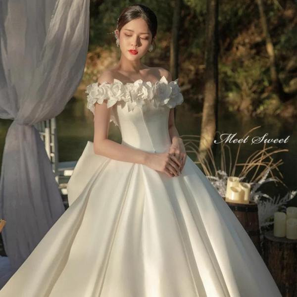 ウェディングドレスウエディングドレス二次会結婚式前撮りブライダル