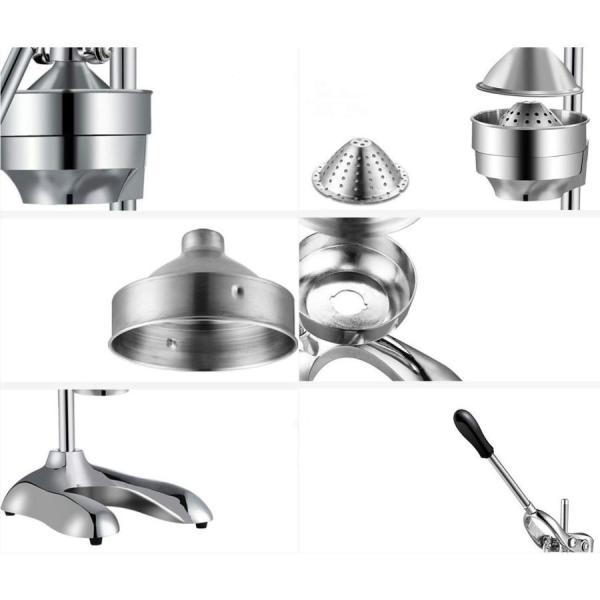 手動式ジューサー 手しぼり器 304#ステンレス製 ハンドジューサー