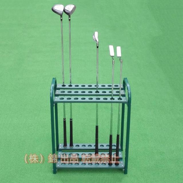 ゴルフクラブ棚収納ラック 27ホールゴルフクラブスタンドラック屋外、メタルゴルフクラブ収納ホルダー-グリーン株式会社錦ゴルフ練習場用 (Color : 27 holes)