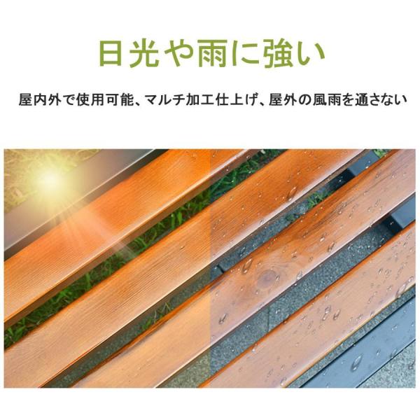 ガーデンベンチ屋外ベンチ木製ガーデンファニチャー幅120150180×奥行40