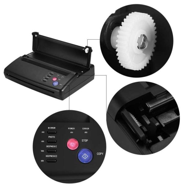 タトゥー 転写機 タトゥー転写複写機、プロフェッショナルA5 A4