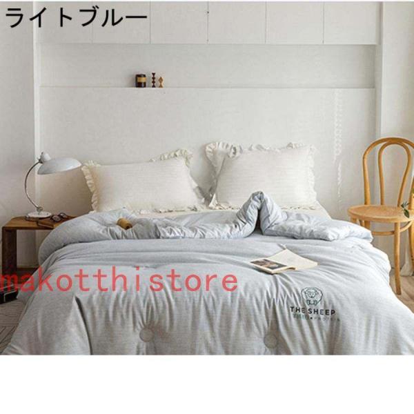 羽毛よりも軽く温かい人工羽毛布団 150×210cm(シングルサイズ) 羽毛