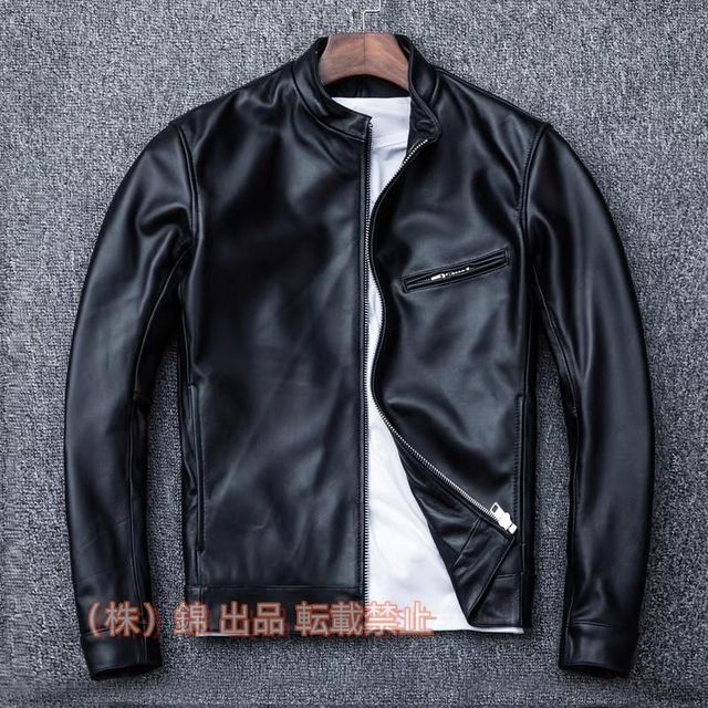 ライダースジャケット メンズ レザージャケット 本革 羊革 革ジャン ライダース ジャケット シンプル 柔らかい 株式会社錦肌触りいい 軽い 人気ジャケット