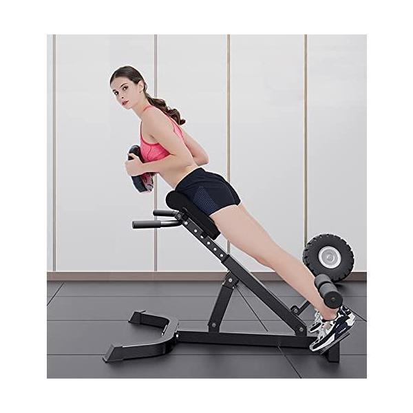 高耐久ローマンチェアハイパーエクステンションベンチ調節可能なバック