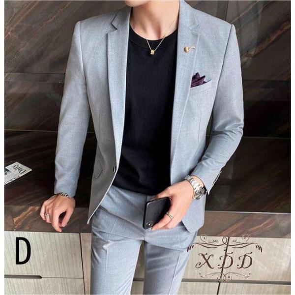 フォーマルスーツ 2点セット メンズ 結婚式 紳士服 新作 ビジネス 披露宴 二次会 細身 ビジネススーツ おしゃれ 上下セット カジュアルスーツ 大きいサイズ