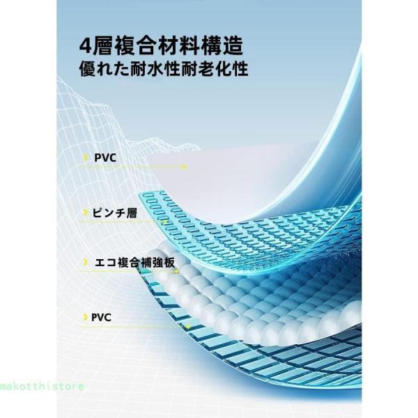 プール 折りたたみ 空気入れ不要 大型 ビニールプール 後片付け簡単 家庭用 子供 ペット用プール 水遊び 熱中症 株式会社錦対策 自宅 プレゼント (1.6m)