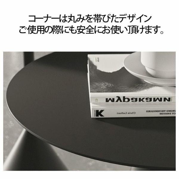 【予約】展示品 サイドテーブル 北欧 おしゃれ アイアン ミニテーブル テーブル ソファ ベッド 錦インダストリアル シンプル 直径40cm Sサイズ SD-10BKS_3