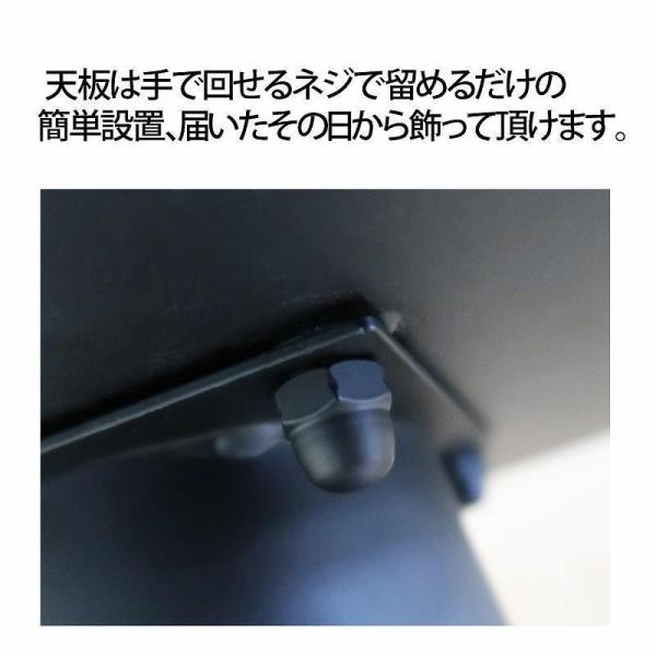 【予約】展示品 サイドテーブル 北欧 おしゃれ アイアン ミニテーブル テーブル ソファ ベッド 錦インダストリアル シンプル 直径40cm Sサイズ SD-10BKS_6