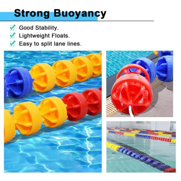 プールの仕切りロープイングロウンドプールディバイダーフローター