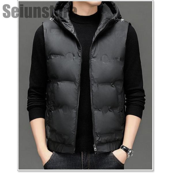 ダウンベスト メンズ 大きいサイズ 5L 6L ゴルフ ビジネス カジュアル