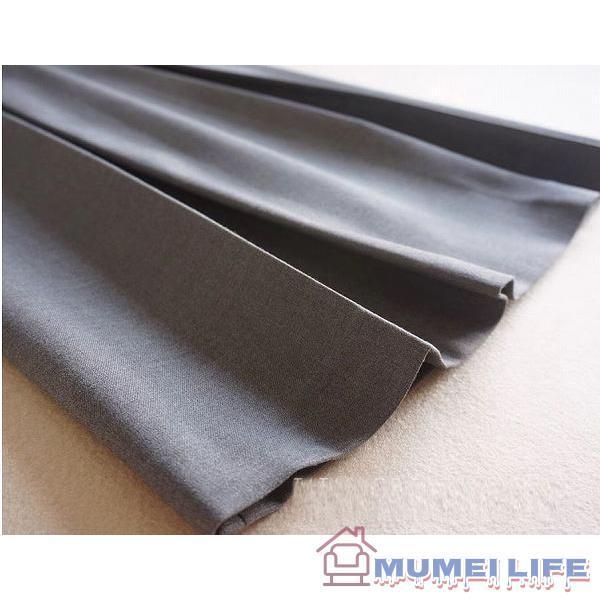 大人ボックスプリーツスカート グレー ひざ下丈 ミモレ丈 タイト