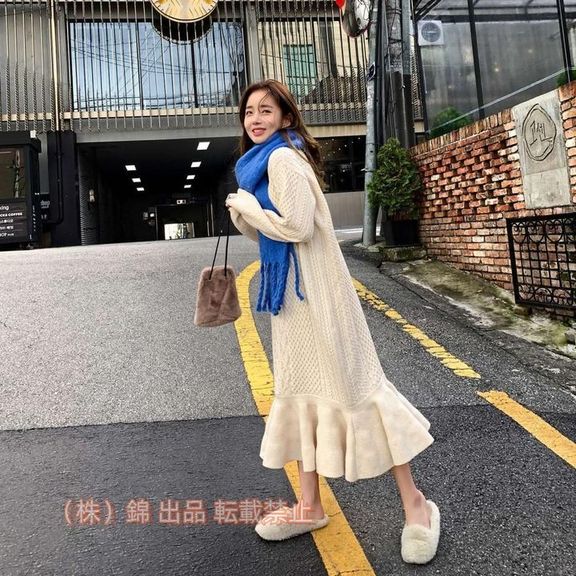 クリスマスニットワンピースマタニティ服セーターおしゃれロング冬長袖ボトルネックAラインストレッチ妊婦服株式会社錦マタニティワンピースフォーマル クリスマス ニットワンピース マタニティ 服 セーター おしゃれ ロング