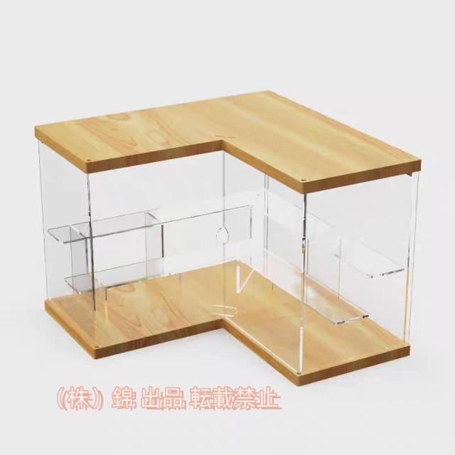 アクリルケース 透明 展示用 大きい フィギュア収納 模型 収納ケース 株式会社錦 コレクションケース ショーケース ディスプレイ 組立簡単