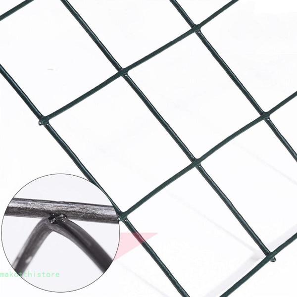 金網フェンス、グリーン 6CM メッシュサイズ 2.0mm グガーデンワイヤーネット、 家禽や小動物の飼育、鳥の防除株式会社錦庭の柵な グリーン 1.2x30m_1