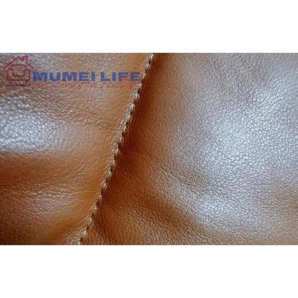 3XL☆ライダースダウンレザージャケット☆茶☆ 上層羊皮 保温 防風