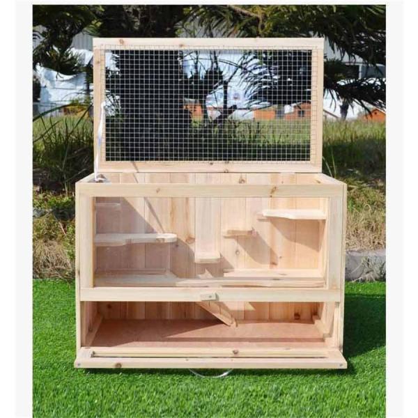 木製階段付きハウス 木製ハムスター隠れ家 木製のモルモット隠れ家