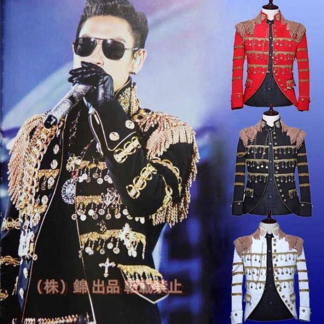 ステージ衣装メンズジャケット舞台衣装カラオケ衣装男性発表会ダンス衣装パーティ司会カラオケ衣装忘年会株式会社錦新年会ハロウィンクリスマスコスプレ大