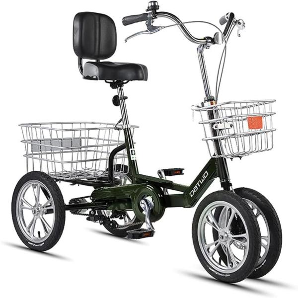 三輪自転車大人用高齢者シニア自転車【2024アップグレード版】三輪車14