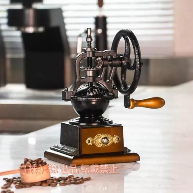 手挽きコーヒーミル 手動のコーヒーグラインダー、陶磁器のバリを持つ