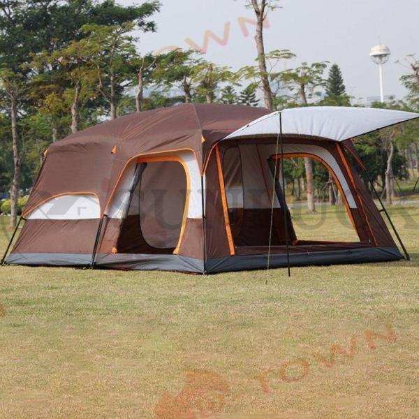 新型テント テント 8人用 ツールーム 5-8人 大型 ツーリング 設営簡単