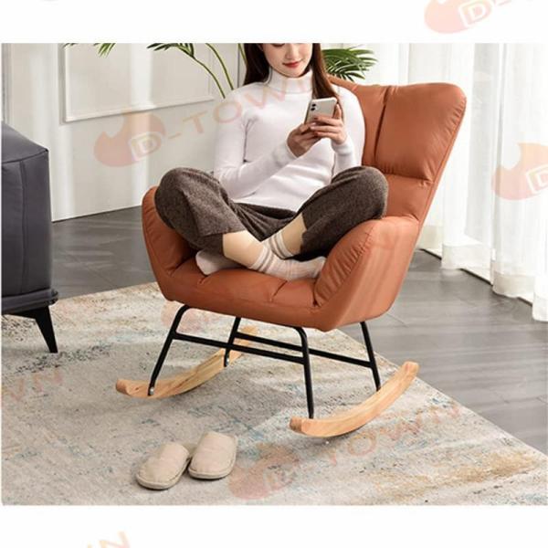 ロッキングチェア 快適なクッション座とロッキングチェア